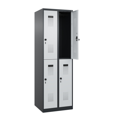 C+P Spind Evolo PLUS Doppel 4F&auml;cher 1850x600x500 sgr/lgr