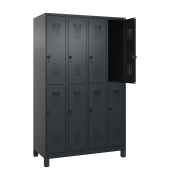 C+P Spind Evolo PLUS Doppel 8Fächer 1950x1200x500 sgr/sgr C+P Spind Evolo PLUS Doppel 8Fächer 1950x1200x500 sgr/sgr