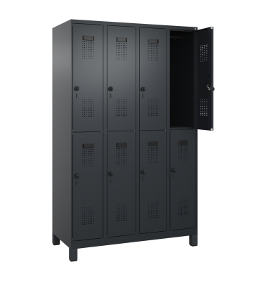 C+P Spind Evolo PLUS Doppel 8F&auml;cher 1950x1200x500 sgr/sgr