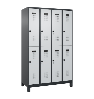 C+P Spind Evolo PLUS Doppel 8F&auml;cher 1950x1200x500 sgr/lgr