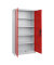 Stahlschrank Acurado 092610000S10113, abschlie&szlig;bar, 5 OH, lichgrau/verkehrsrot, 100x195x40cm (BxHxT)