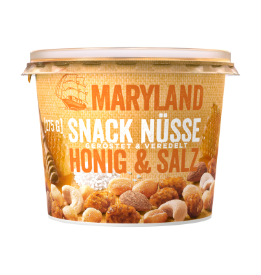 Snack Nüsse Honig Salz 275g Snack Nüsse Honig Salz 275g