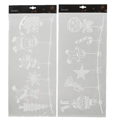 Aufkleber Weihnachtsbild ws 2St Aufkleber Weihnachtsbild ws 2St