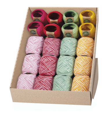 Eikn&auml;uel Z707 099 94 2012, Go Green Streifen, 10mm x 12m, farbig sortiert