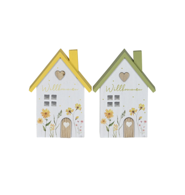 Deko Haus Blumen MDF sort. Deko Haus Blumen MDF sort.