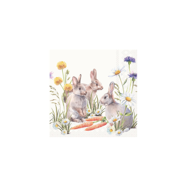 Ambiente Servietten Ostern 22518250 / Karotte, 3-lagig, 25x25cm 8712159193855 Ambiente 20 Stück