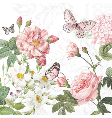 Servietten 12520375 / Amelia, 3-lagig, 25x25cm