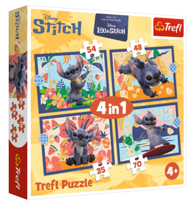 Puzzle 4 in 1 Lilo & Stich der Film Puzzle 4 in 1 Lilo & Stich der Film