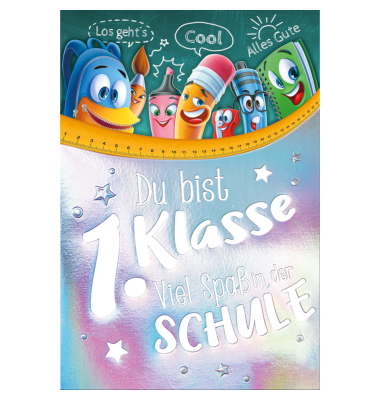 Gl&uuml;ckwunschkarten 60-6170 11,5x17 cm 115mm x 170mm (BxH) bunt