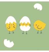 Osterserviette 33x33cm