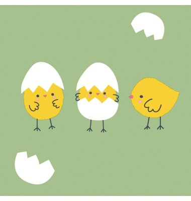 Osterserviette 33x33cm