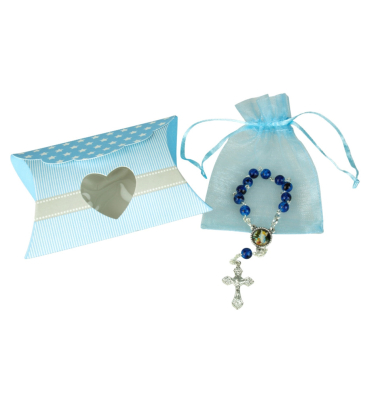 Geschenkset Taufe Herz blau Geschenkset Taufe Herz blau