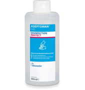 Aseptoman Gel alkoholisches Händedesinfektionsgel 500 ml, Spenderflasche