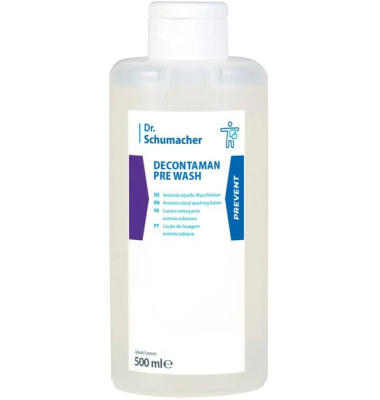 Decontaman Pre Wash für Haut und Hände 500 ml, Spenderflasche Decontaman Pre Wash für Haut und Hände 500 ml, Spenderflasche