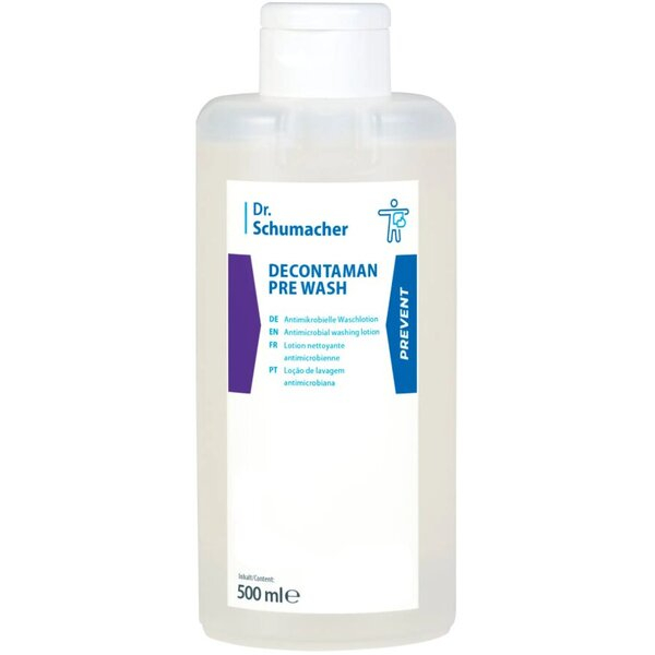 4260241968415 - Dr Schumacher DECONTAMAN PRE WASH Waschlotion Antimikrobielle Reinigung für Haut und Hände 500 ml - Flasche