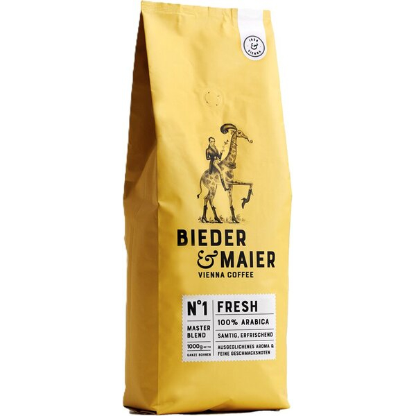 9120072000072 - Kaffee Vienna Coffe N° 1 Fresh Master Blend 1016EU 1000g ganze Bohnen Beutel 9120072000072 Bieder & Maier