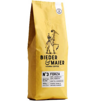Kaffee Vienna Coffee N&deg; 3 Forza Master Blend 1017EU, 1000g, ganze Bohnen im Beutel