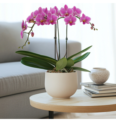 Schmetterlingsorchidee Multi Phalaenopsis lila 12cm