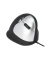 Vertikalmaus HE Mouse RGOHELA, 5 Tasten, mit Kabel, USB-Kabel, Rechtsh., ergonomisch, groß, hohe Aufl., optisch, schwarz, silbe