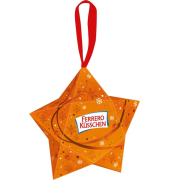 Küsschen, kleiner Stern, 35 g, Nusspralinen-Spezialität, Milch-Halbbitter-Schokolade