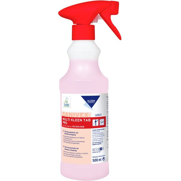 4250224509650 - Sanivex Multi Kleen Sprühflasche für Reinigungstabs leer für 500 ml wiederverwendbar 4250224509650 KLEEN PURGATIS