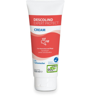 Descolind Expert Protect Cream 2in1, Hautschutz und Pflegecreme, 100 ml, Tube