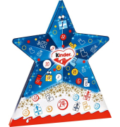 kinder Mix Adventskalender Stern, 149 g, 24 Spezialitäten aus dem kinder-Sortiment