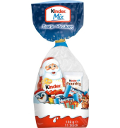 kinder Mix Bunte Mischung, 132 g, Inhalt bestehend aus: kinder Country, kinder Ciccolato Happy Cocoa Buiscuit, kinder Hohlfigur 