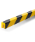 1127 130 Profilleiste Kanten E8 8x19mm gelbschw Warn-Profilleiste