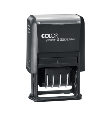 Datumstempel Printer S 220N selbstf&auml;rbend schwarz ohne Logo