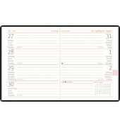Taschenkalender 660-1001, farbig sortiert, 1 Woche /  2 Seiten, 8,3x10,7cm (A7), 2026