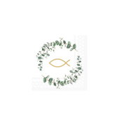 Servietten 12517595, mehrfarbig / Komm#on Zweige, 3-lagig, 25x25cm
