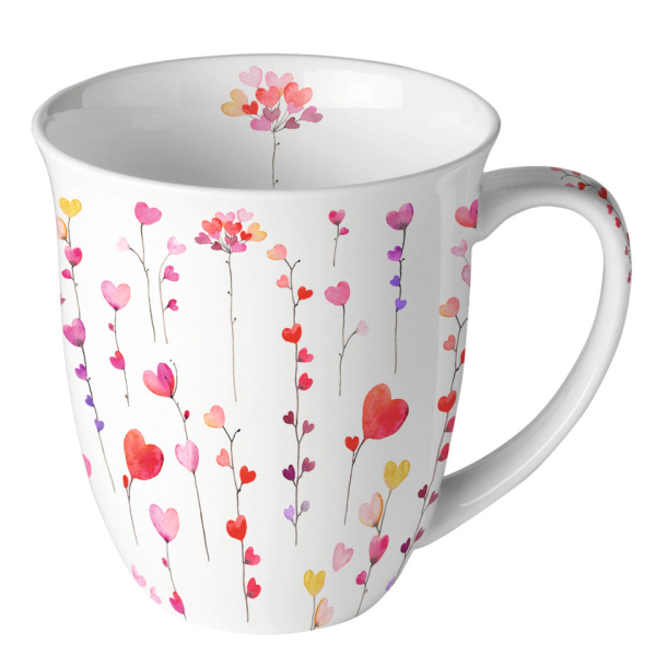 8712159193480 - Kaffeebecher 04l Herzen Girlanden 8712159193480 Ambiente