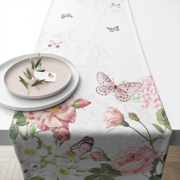 8712159212976 - Tischläufer 40x150cm Amelia weiß 8712159212976 Ambiente
