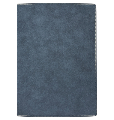 Notizbuch kariert 17x24cm dunkelblau