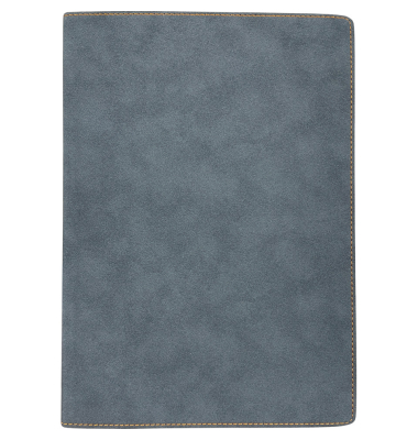 Notizbuch kariert 17x24cm grau