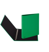 Ringbuch Basic Colours 20605-05, A4 4 Ringe 25mm Ring-Ø Karton, PP-kaschiert grün