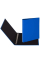 Ringbuch Basic Colours 20605-06, A4 4 Ringe 25mm Ring-Ø Karton, PP-kaschiert blau
