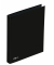 Ringbuch Basic Colours 20607-01, A4 2 Ringe 20mm Ring-Ø Karton, PP-kaschiert schwarz