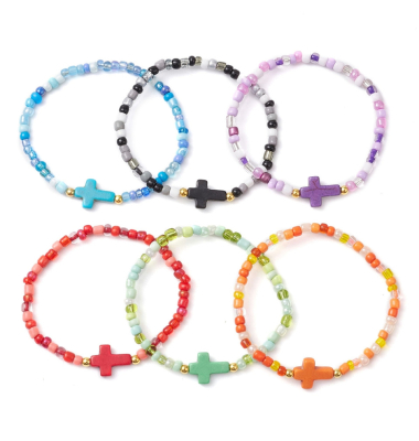 Armband Perlen sortiert