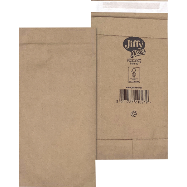 8711717074827 - Papierpolstertaschen 30001308 innen 105x229mm (BxH) braun 8711717074827 200 Stück