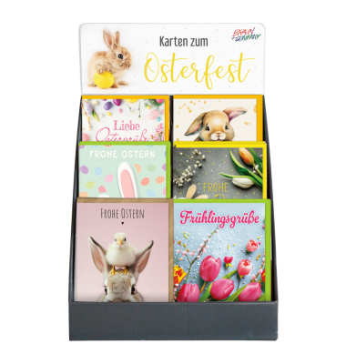 Osterkarten 5979-26006/PBS Ostermotive bunt