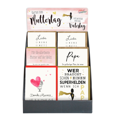 Muttertagskarte u.Vatertagsbillett sor