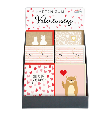 Valentinstagkarte  sortiert