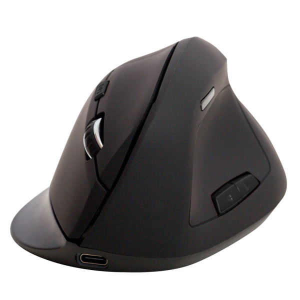 Q-connect Maus Vertical Ergo kabellos FunkAkku sw 5705831151154 Q-connect
