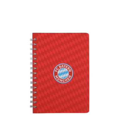 Spiral-Notizbuch A5 Logo rot