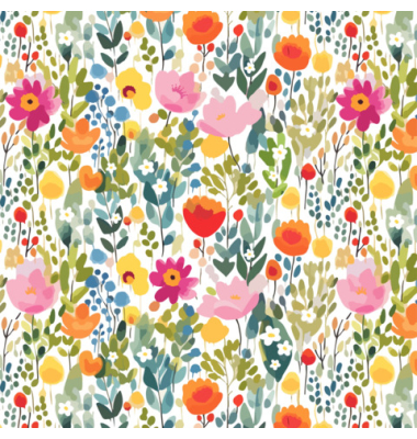 Motivservietten Atelier 1211-26022 / Blumenwiese, 3-lagig, 33x33cm