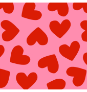 Motivservietten Avantgarde 1209-26104, rot/rosa / Liebe, 3-lagig, 25x25cm