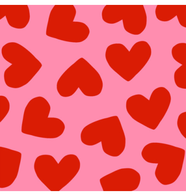 Motivservietten Avantgarde 1209-26104, rot/rosa / Liebe, 3-lagig, 25x25cm