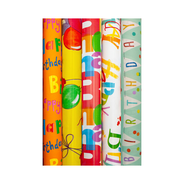 25 Stück Braun und Company Geschenkpapier 1330-26002/PBS, sortiert, farbig sortiert  Braun und Company